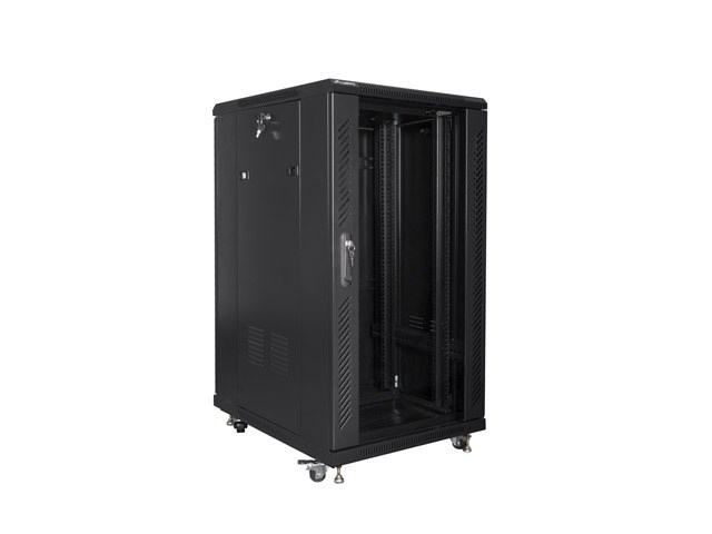 Rack kabinet LANBERG FREE STANDING 19" RACK CABINET 22U (rack kapacitet 22U, slobodno stojeći, maksimalna težina 800 kg, boja crna)-0