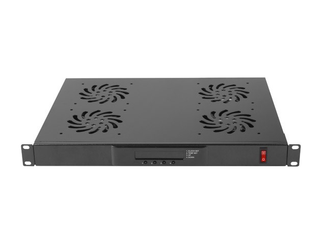 Dodatna oprema za rack LANBERG AK-1503-B (1U, 4 ventilatora, 230 V, 76 W, crna)-2
