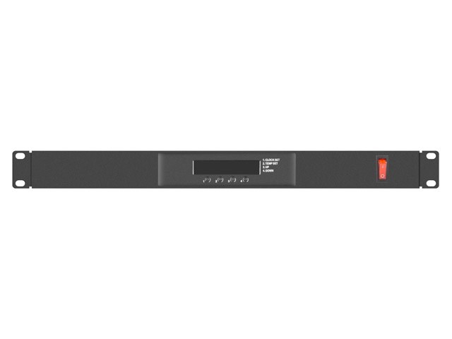 Nosač LANBERG AK-1502-B (panel s ventilatorom, 1U, crna)-3