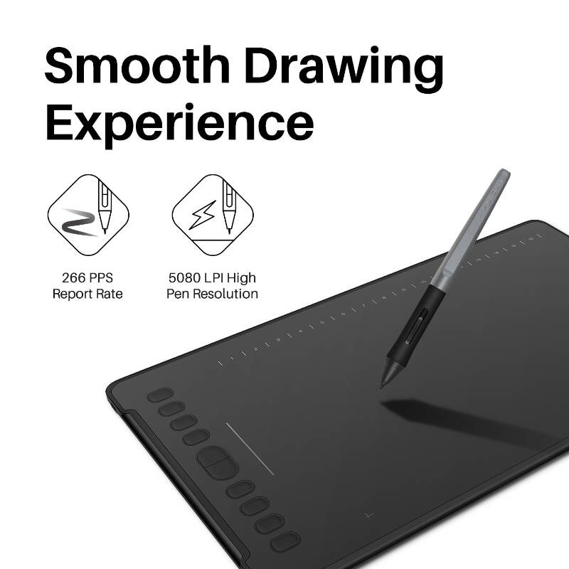 Grafički tablet HUION Inspiroy H1161, 279.4 x 174.6 mm, 8192 razine pritiska-2