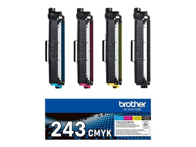 Toner Brother TN-243CMYK (1 komad, originalni crni, cijan, magenta žuti)-1
