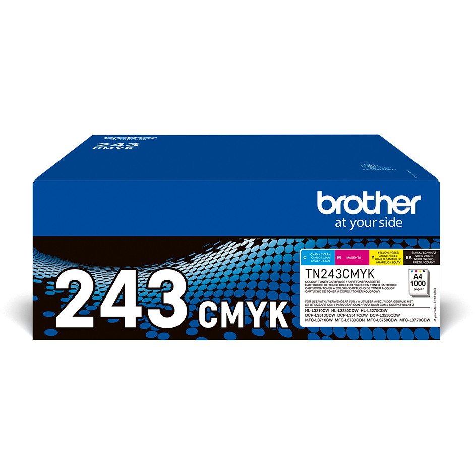 Toner Brother TN-243CMYK (1 komad, originalni crni, cijan, magenta žuti)-5