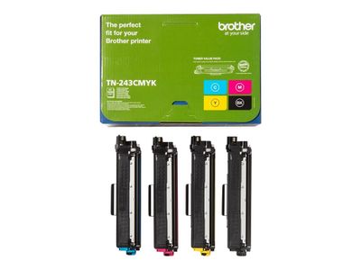 Toner Brother TN-243CMYK (1 komad, originalni crni, cijan, magenta žuti)-0