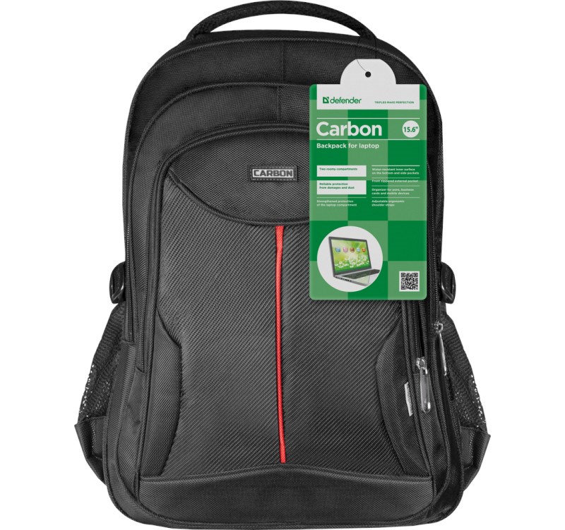 Ruksak DEFENDER CARBON 15.6" crni-3