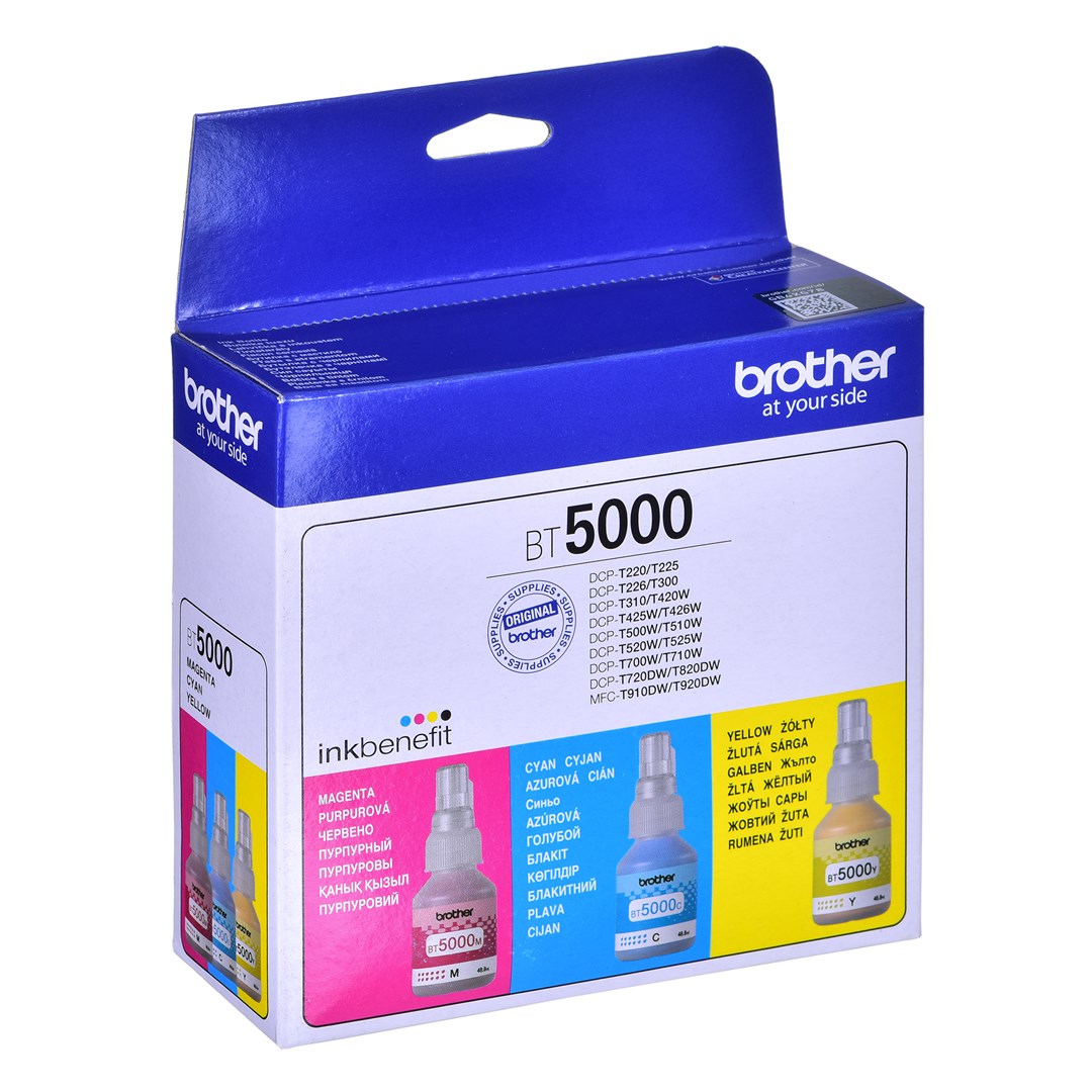 Tinta BROTHER BT5000CLVAL (originalna, multipak) višebojna-3