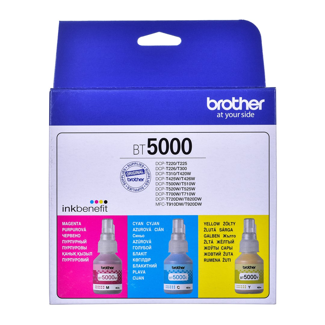 Tinta BROTHER BT5000CLVAL (originalna, multipak) višebojna-2