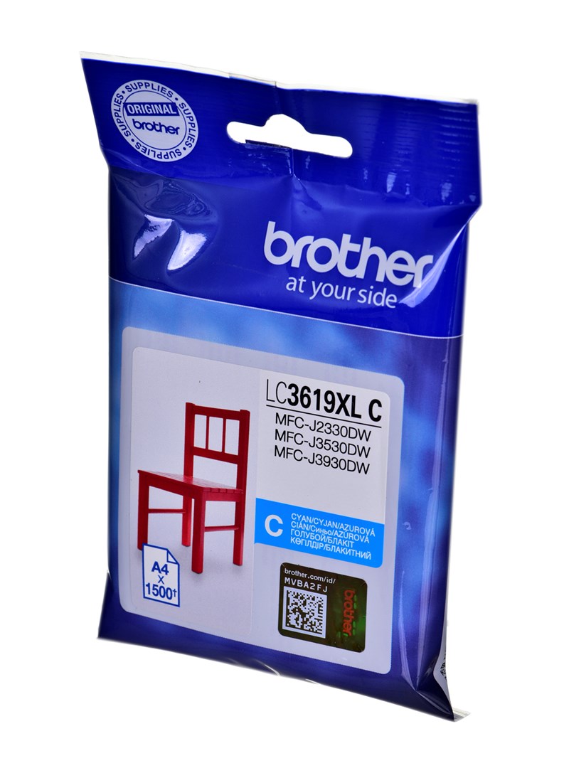 Patrona za tintu BROTHER LC-3619XLC (originalna, cijan)-1