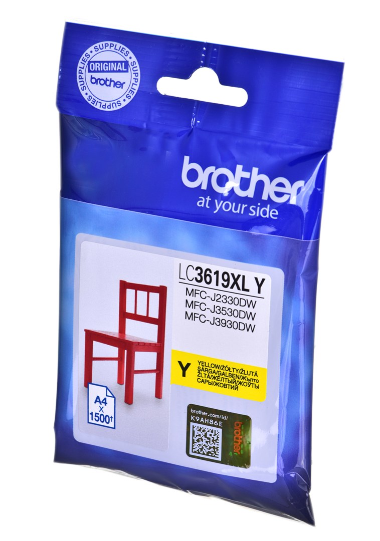 Patrona za tintu BROTHER LC-3619XLY (originalna, žuta)-1