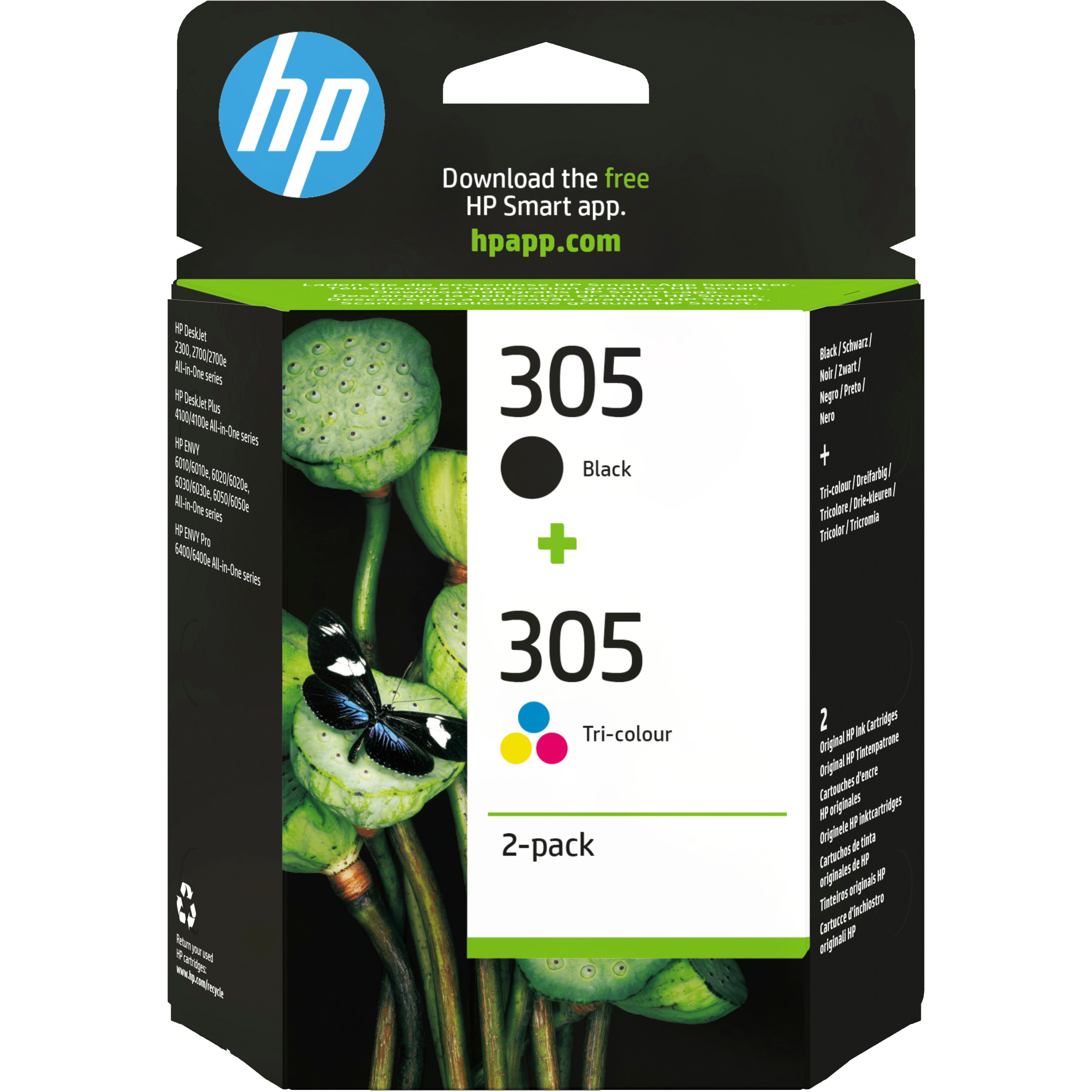 Tinte HP 305 2-komada trobojna/crna (originalne)-0