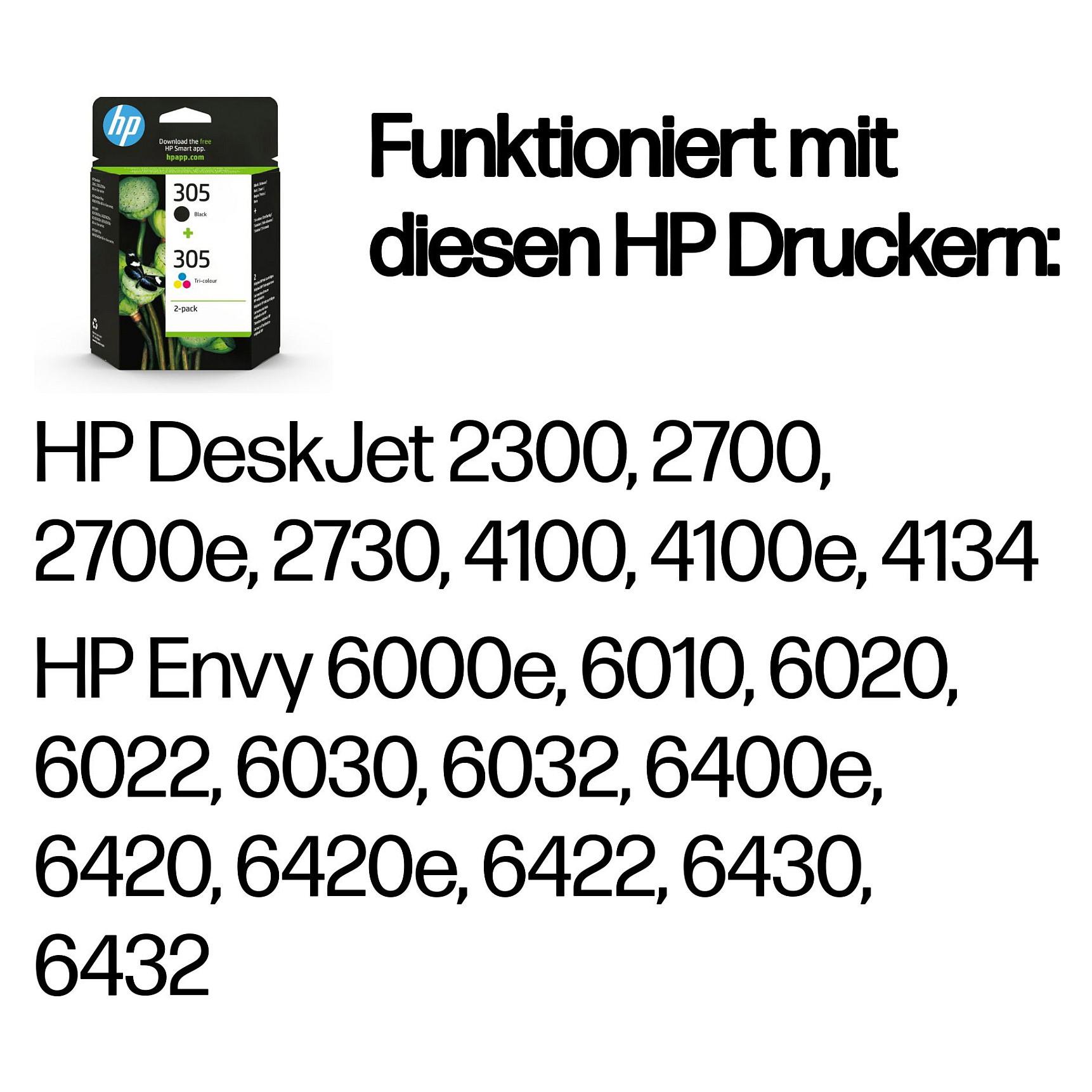 Tinte HP 305 2-komada trobojna/crna (originalne)-3