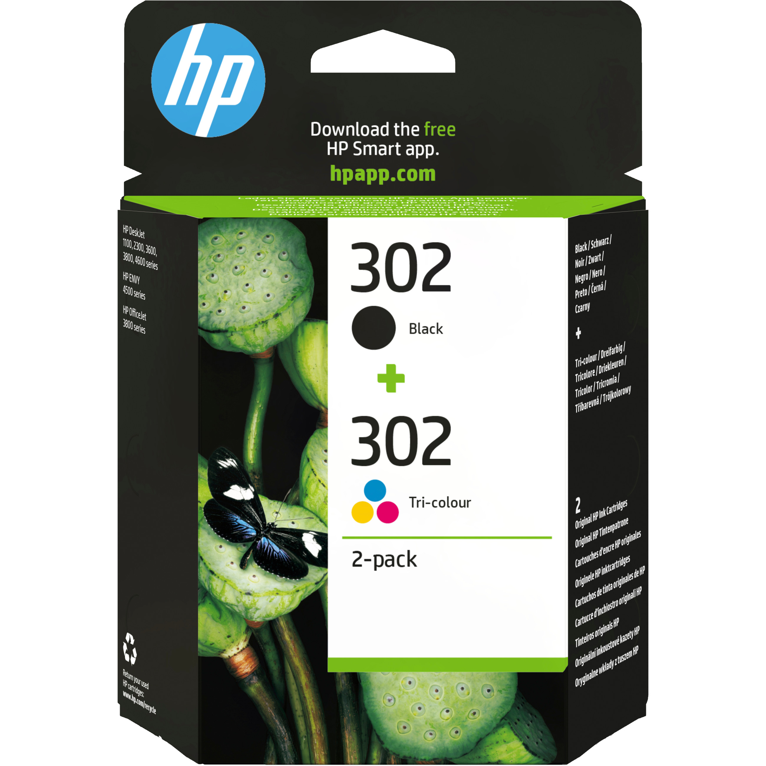 Tinte HP 302 2-komada crna/trobojna (originalne)-1
