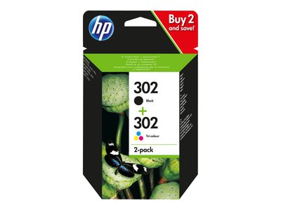 Tinte HP 302 2-komada crna/trobojna (originalne)-0