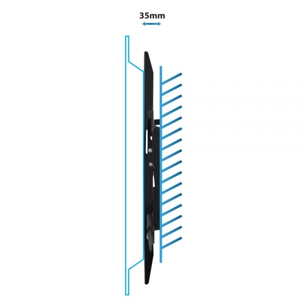 Nosač za TV zidni ESPERANZA ERW014 (26"-70'', do 30 kg, nagiba-15 - 0°)-5