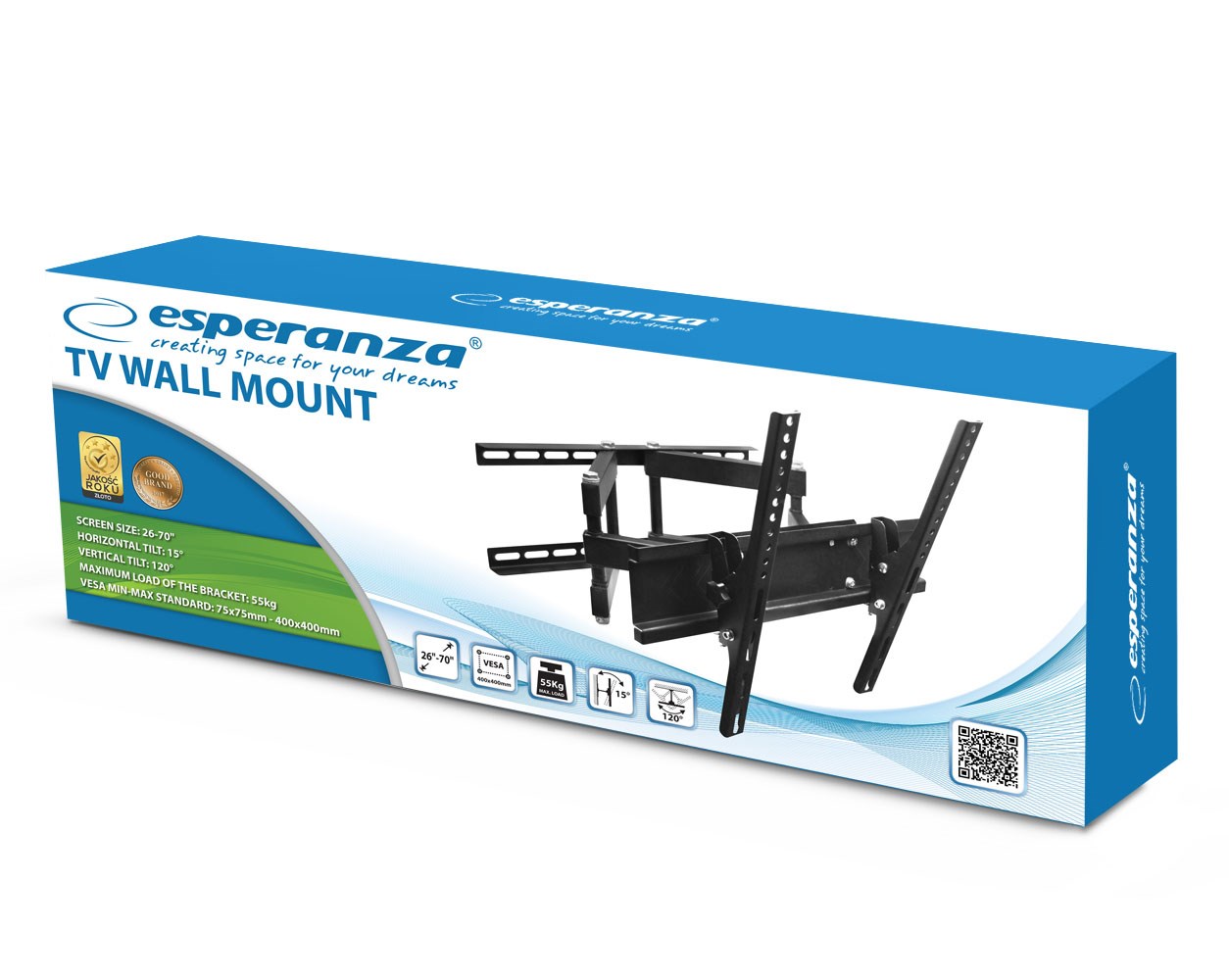 Nosač za TV ESPERANZA ERW004 (26-70", do 55 kg)-3