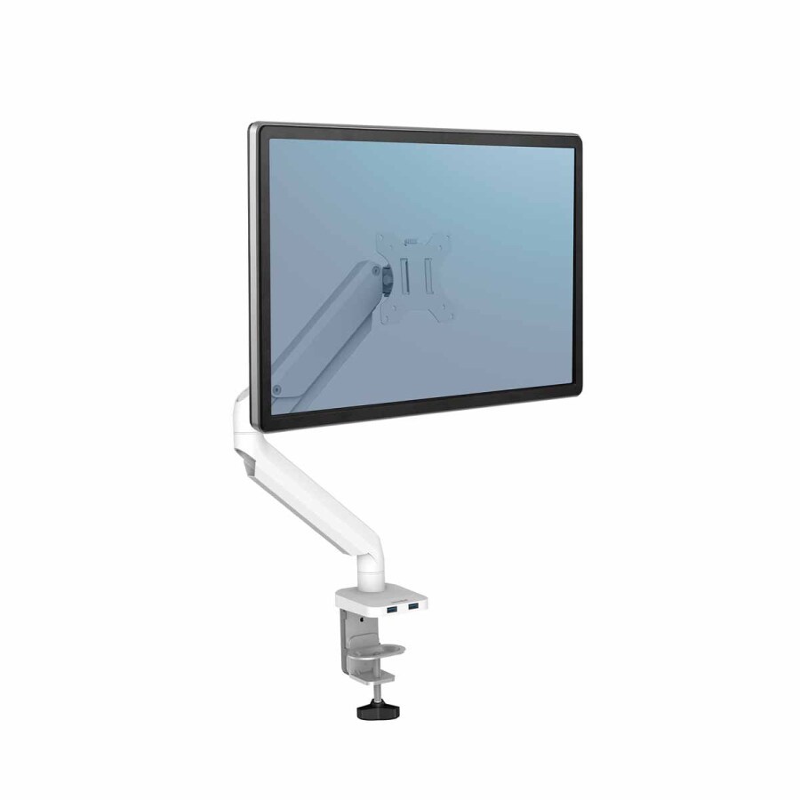 ERGORUKA FELLOWES ERGONOMSKA RUKA ZA 1 MONITOR (materijal kućišta aluminij, boja bijela, maksimalna visina 41.5 cm, maksimalna težina 8 kg, podržava 1 ekran)-1