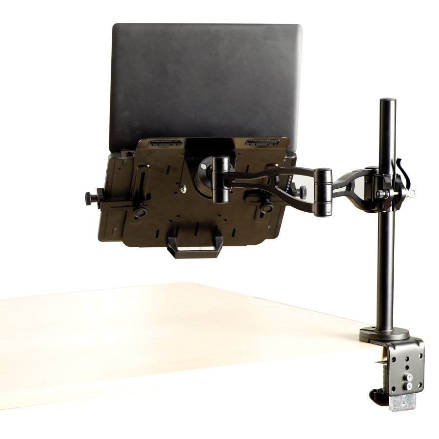 Flat panel mount arm FELLOWES Vista Shoulder (adjustable clamps, internal LTE wireless modem, steel, cable management, maximum screen size 43.2 cm, maximum weight capacity 4.5 kg, panel mounting interface 75 x 75 mm, panel mounting interface 100 x 100 mm)-8