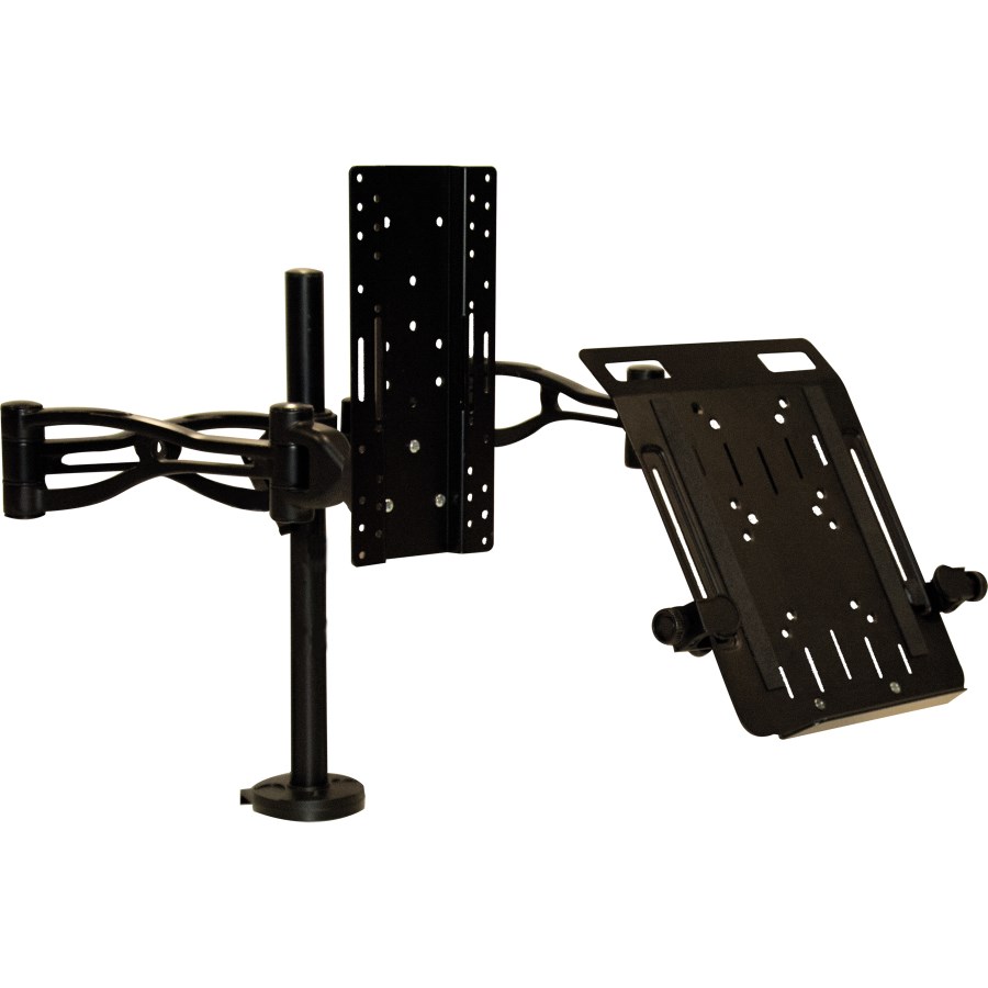 Flat panel mount arm FELLOWES Vista Shoulder (adjustable clamps, internal LTE wireless modem, steel, cable management, maximum screen size 43.2 cm, maximum weight capacity 4.5 kg, panel mounting interface 75 x 75 mm, panel mounting interface 100 x 100 mm)-2