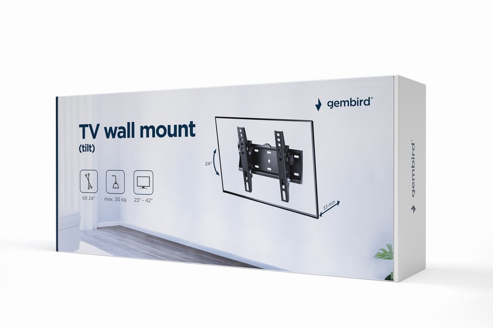 Nosač za TV zidni GEMBIRD WM-42T-02 (23"- 42", do 30 kg, nagib 12° -12°)-5