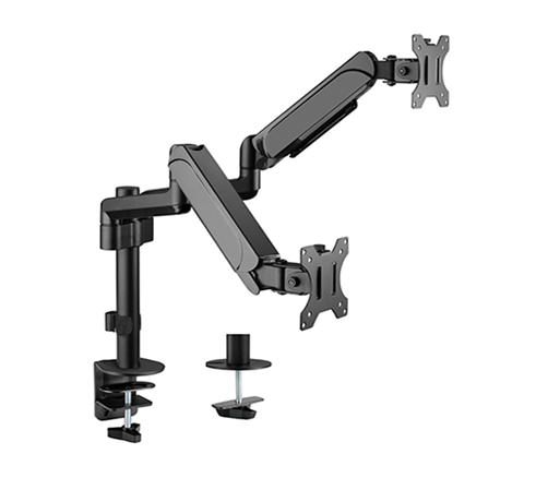 Podesiva ruka za montažu dva zaslona na stol GEMBIRD MA-DA2P-01 (17”-32”, do 9 kg)-0