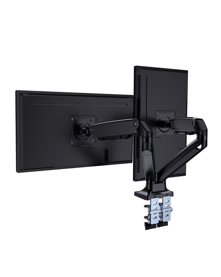 Zglobni nosač za dva zaslona GEMBIRD MA-DA2-03, 17”-35”, do 10 kg-4