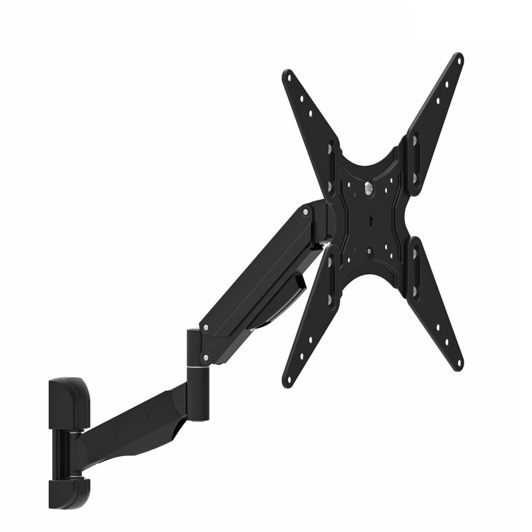 TV ili monitor držač crna MacLean MC-784 plinovo opruga 32 "-55" 22kg 2 ruke-1