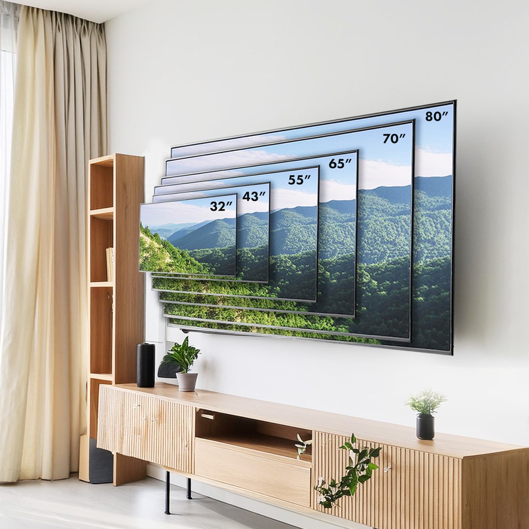 Nosač za televizor MACLEAN MC-413 (32"-80", VESA 600x400, nosivost 45kg, nagibni, univerzalni, podesivi, s libelom, montažni pribor uključen)-1