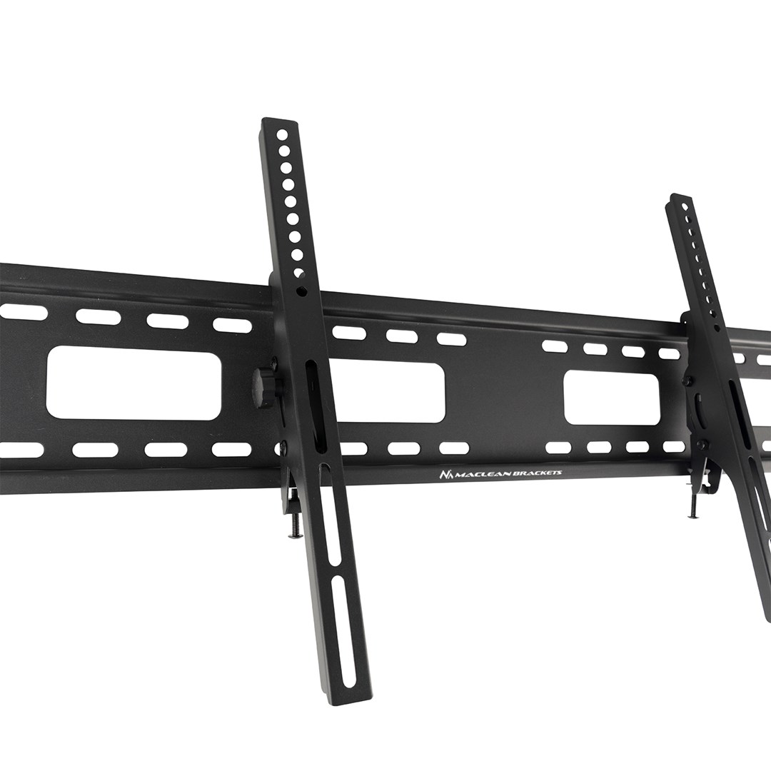 Zidni nosač za televizor MACLEAN MC-422 (za ekrane od 43"-100", maksimalna VESA 800x400, nosivost do 120kg, nagib +/-15°, uključuje libelu)-4