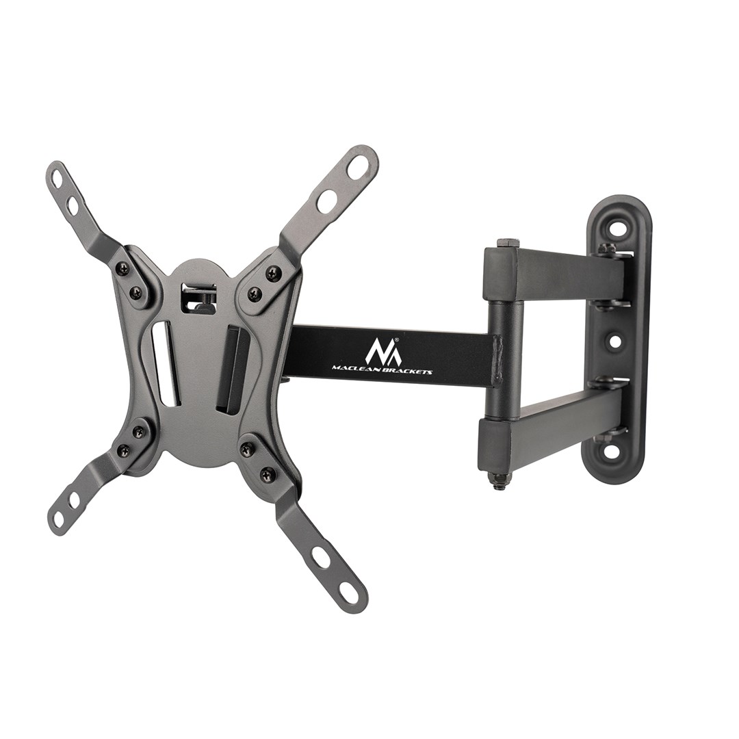 Televizijski nosač MACLEAN MC-418 (Za 23"-43" televizore, maksimalna težina 30kg, VESA 200x200, podesiv, rotirajući, crna)-7
