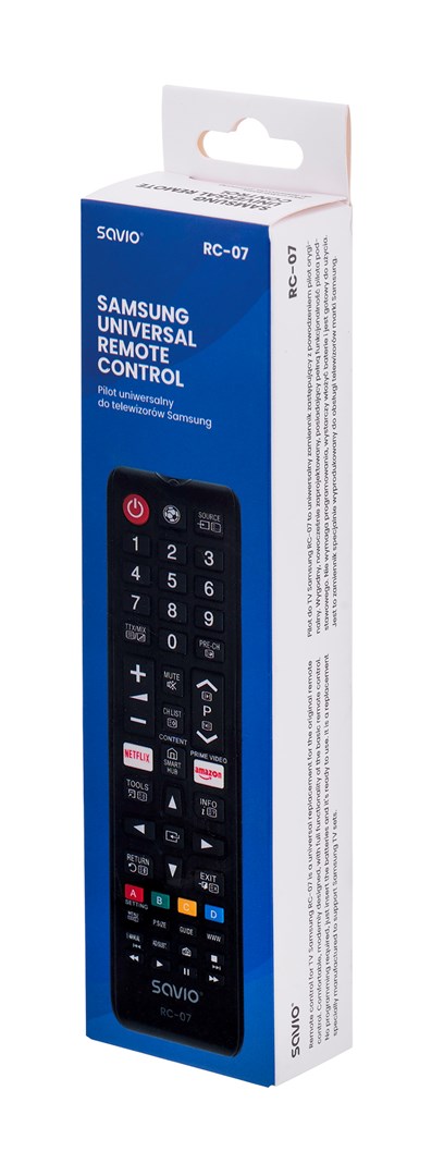 Daljinski upravljač SAVIO RC-07 zamjenski za Samsung TV-6