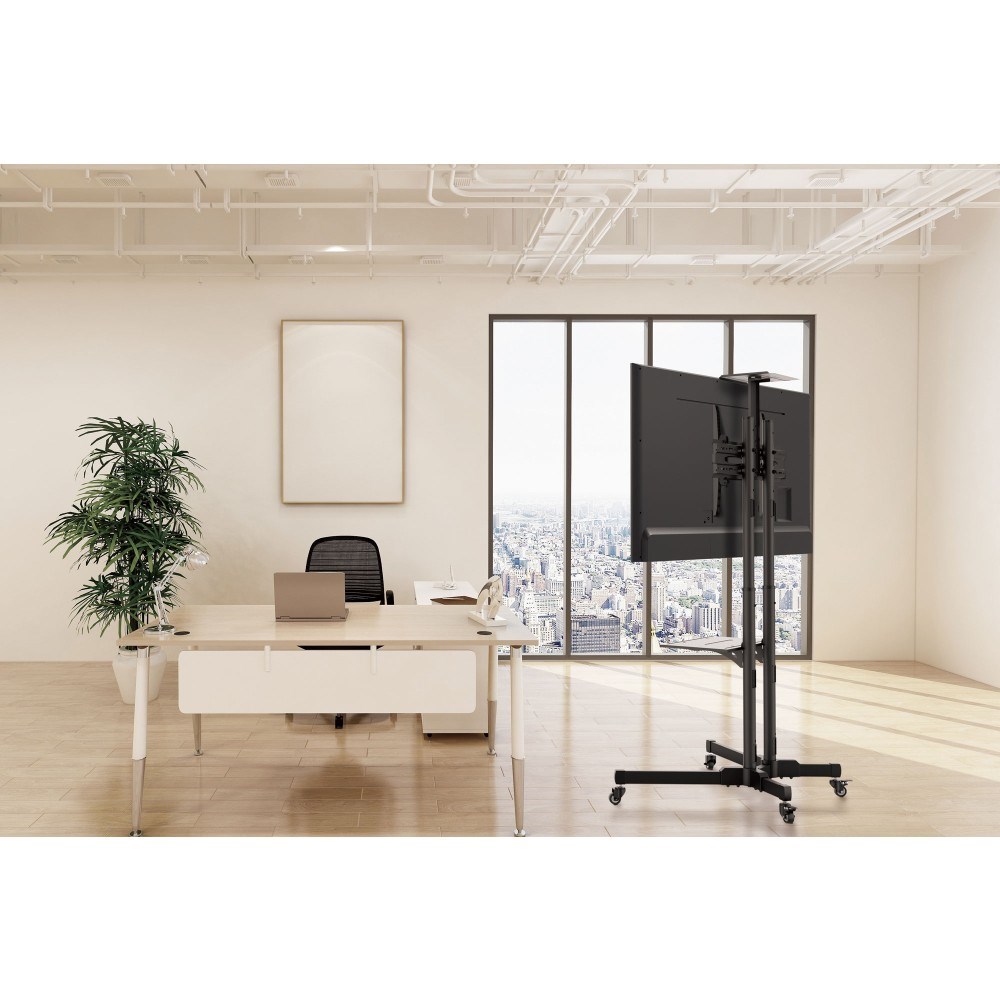Stalak za TV podni prijenosni TECHLY (37"- 70", do 50 kg, nagib +/- 10°, podesiva visina, LCD/LED/Plazma)-8