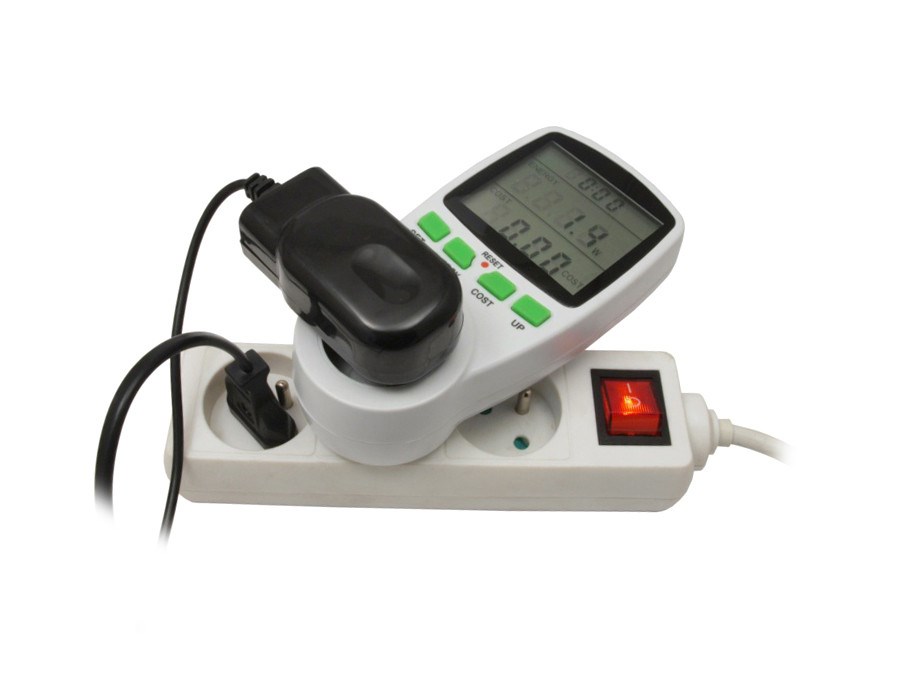 Wattmetar GreenBlue GB202 (0 - 9999 W, LCD zaslon) bijeli-8