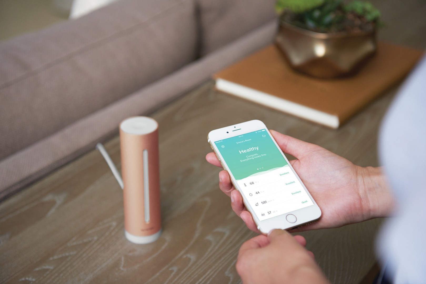 Pametni monitor kvalitete zraka NETATMO Healthy Home Coach NHC-EC-12