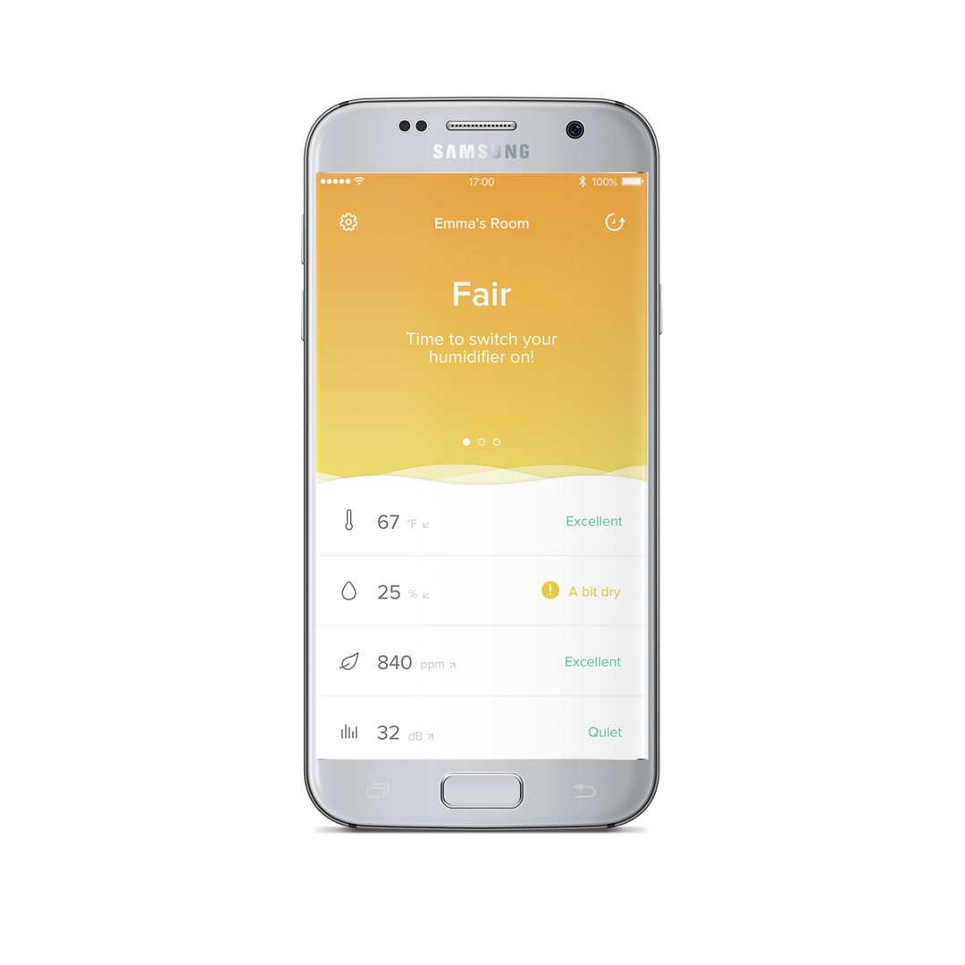 Pametni monitor kvalitete zraka NETATMO Healthy Home Coach NHC-EC-14