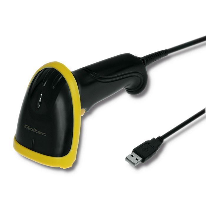 Laserski barkod skener Qoltec 50860 (1D, USB, žični)-4