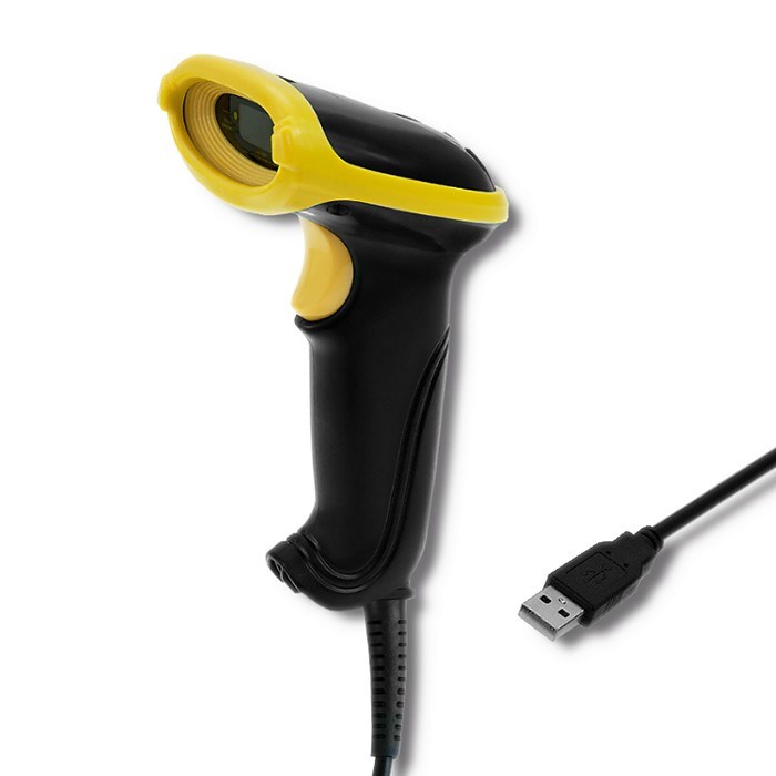 Laserski barkod skener Qoltec 50860 (1D, USB, žični)-0