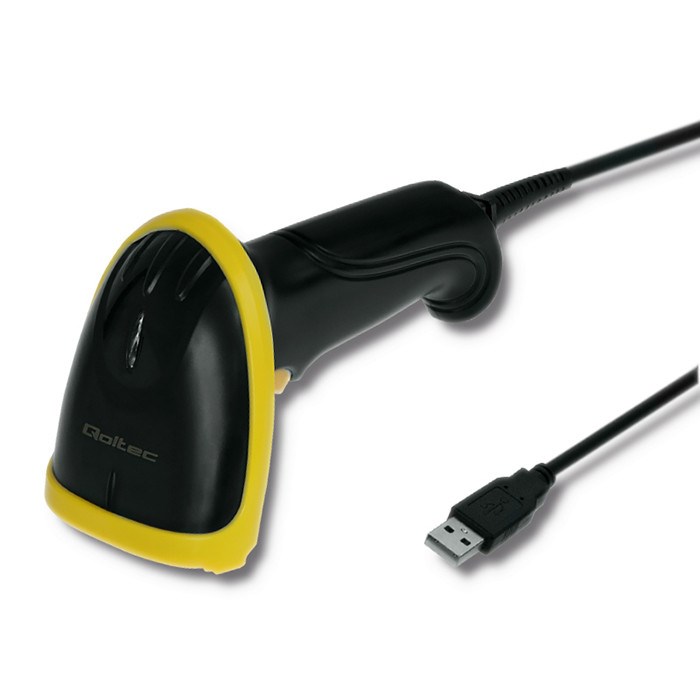 Laserski čitač QOLTEC 50867 (1D, 2D, USB) crna-2
