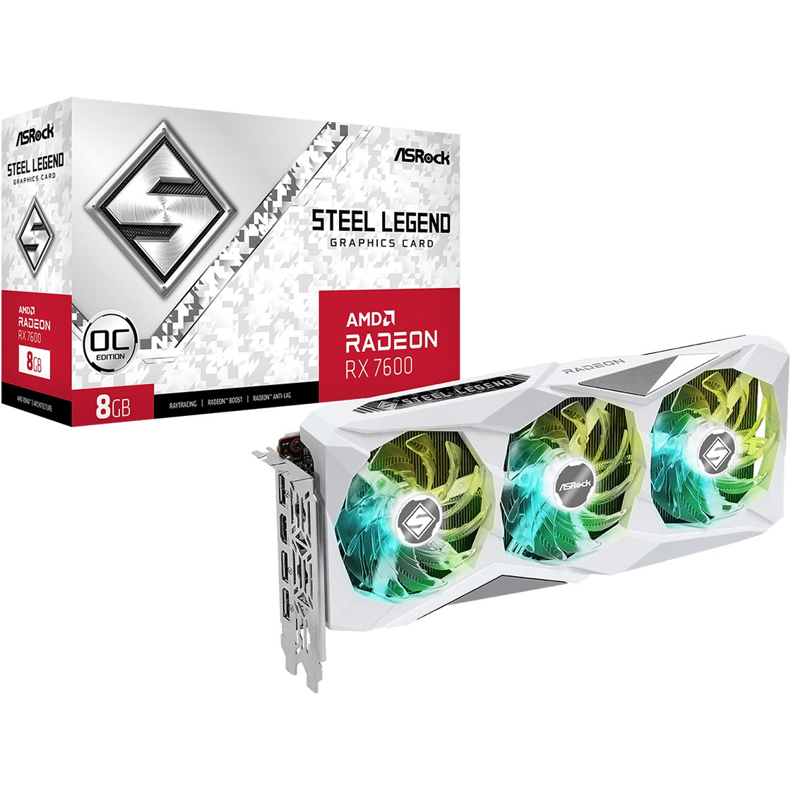 Karta graf. Asrock RX 7600 Steel Legend OC 8GB-7