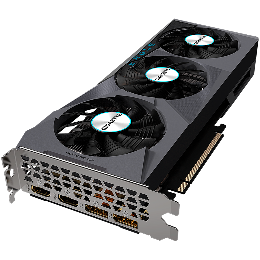 GIGABYTE Video Card AMD Radeon RX-6600 EAGLE, 8GB GDDR6 128bit, PCI-E 4.0 x8, 2xHDMI, 2xDP, WINDFORCE 3X, Retail-1
