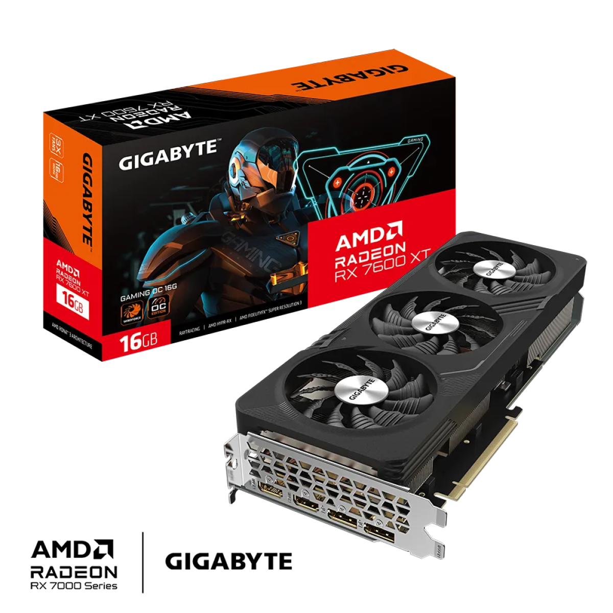 Grafička kartica GIGABYTE Radeon RX 7600 XT OC (16 GB, AMD Radeon RX 7600 XT, 2250 MHz, 128 bit)-0