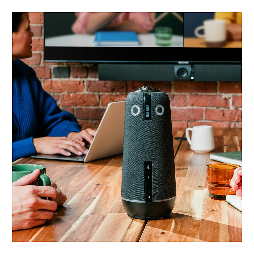 Pametna konferencijska kamera OWL LABS Meeting Owl 4+ (automatsko fokusiranje govornika, pametno zumiranje i izjednačavanje buke, 4K, 360 stupnjeva)-6