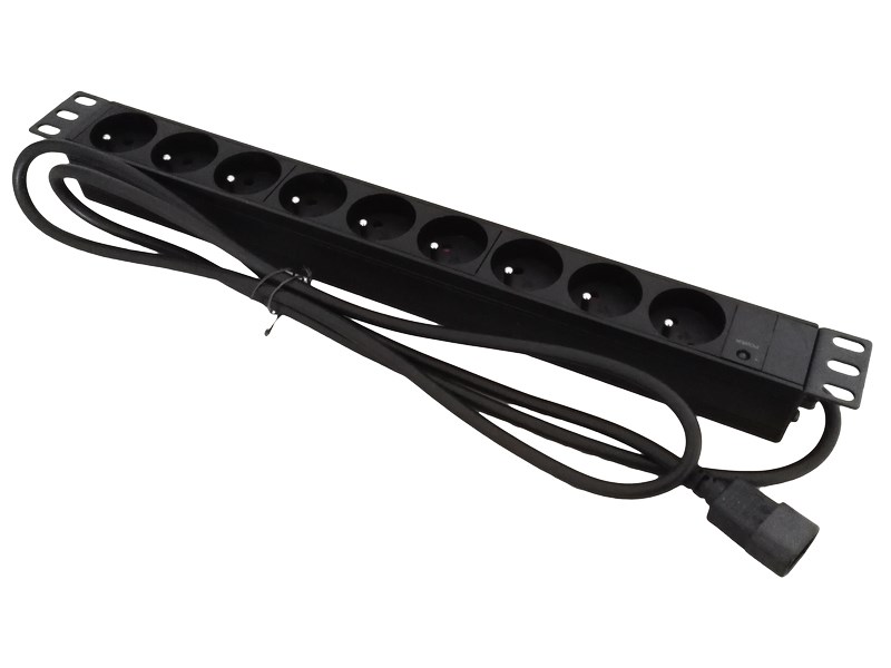 Produžni kabel ALANTEC PZ09U (1.8 m, 9 AC utičnica, za unutarnju upotrebu crni)