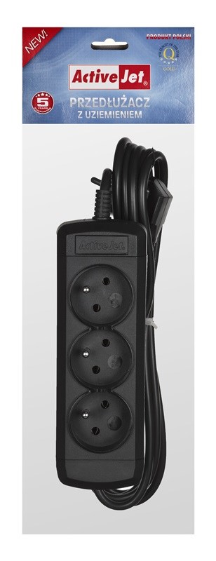 Produžni kabel ACTIVEJET 3GNU-1,5M-C (3 utičnice, dužina kabla 1,5 m)-0