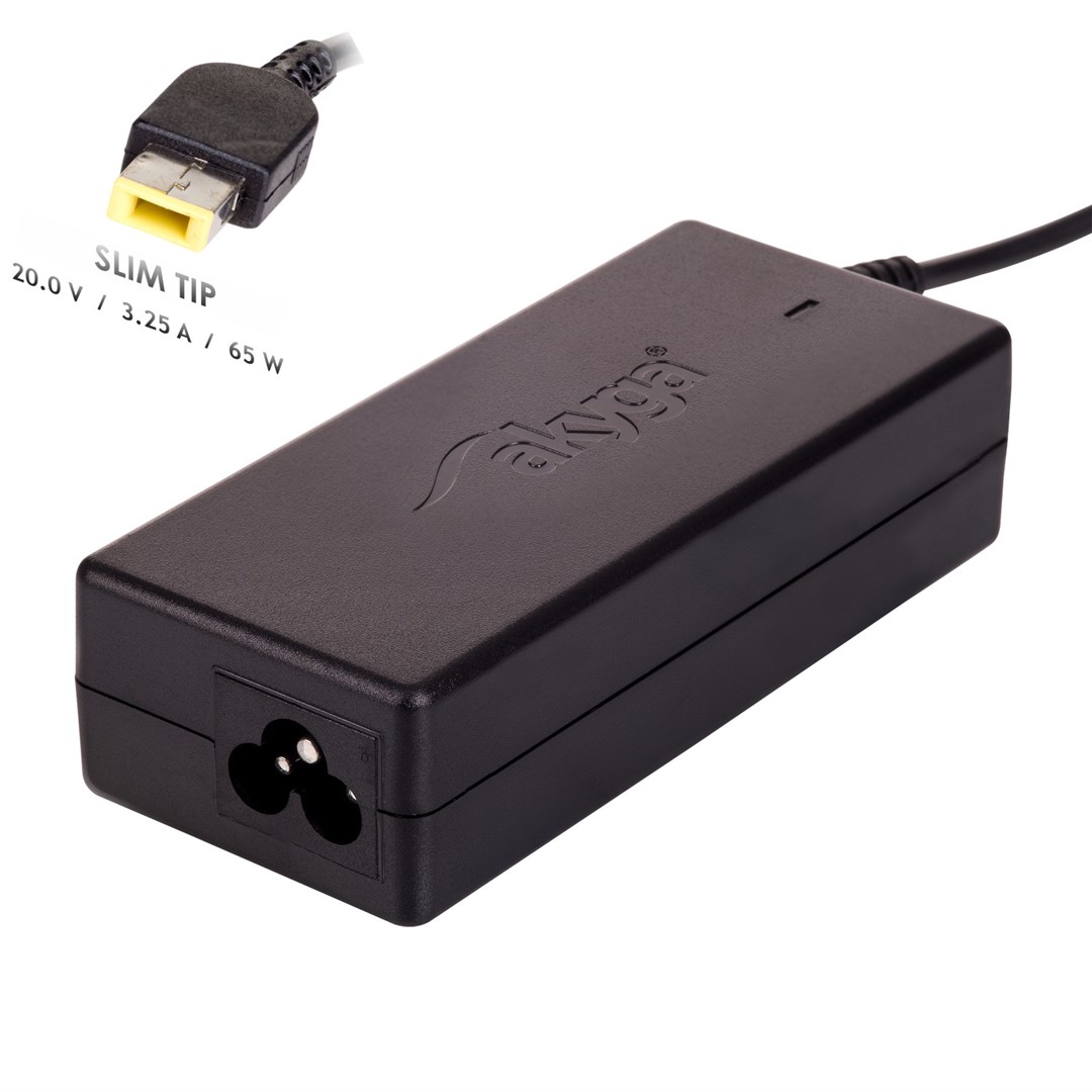 Strujni adapter/pretvarač AKYGA AK-ND-24 (unutarnji, 65 W) crni-0