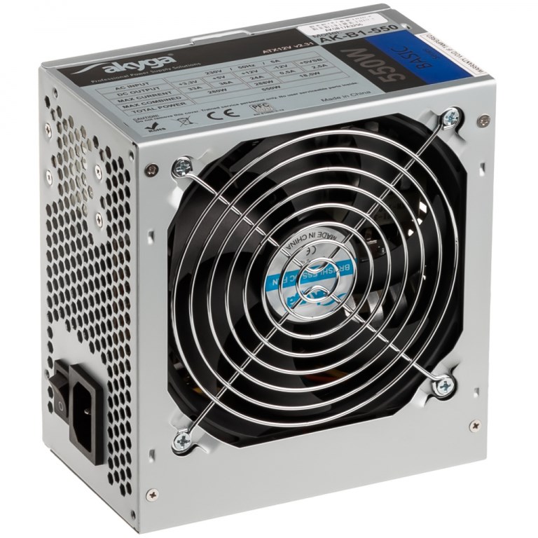Napajanje AKYGA AK-B1-550 (550w, atx, sivo)-1