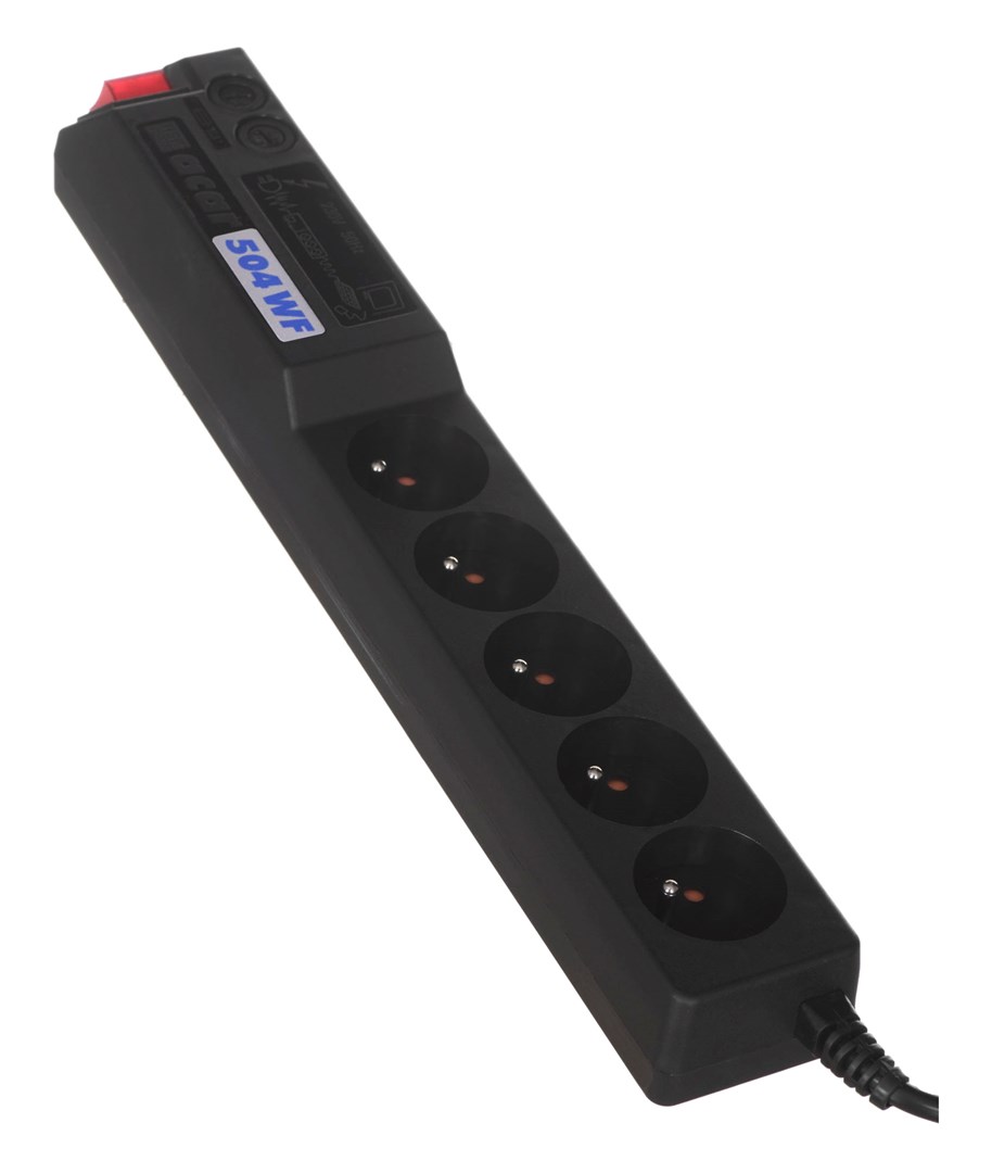 Utičnica HSK DATA ALP-ACAR504WF (1.8 m, 5 AC outlet(s), indoor, crna)-0
