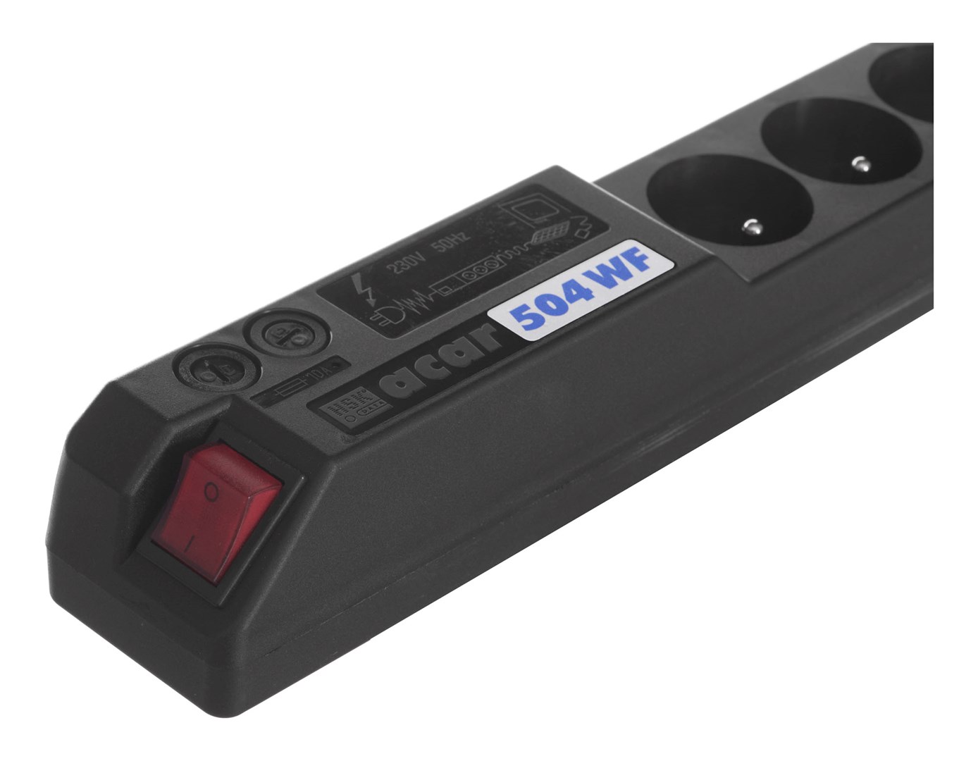 Utičnica HSK DATA ALP-ACAR504WF (1.8 m, 5 AC outlet(s), indoor, crna)-4