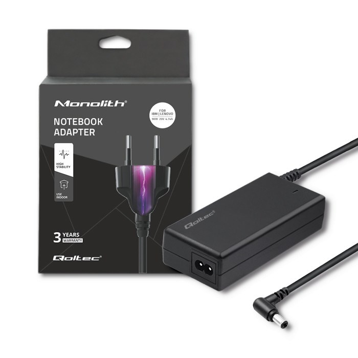 Adapter za napajanje/pretvarač Qoltec 50099.90W (unutarnji) crni