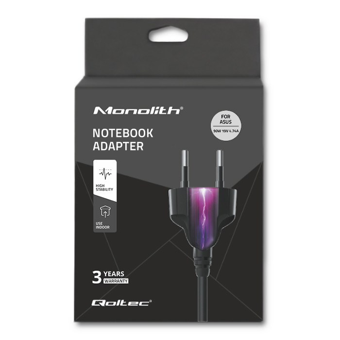 Adapter za napajanje/pretvarač Qoltec 50071.90W (unutarnji) crni-6