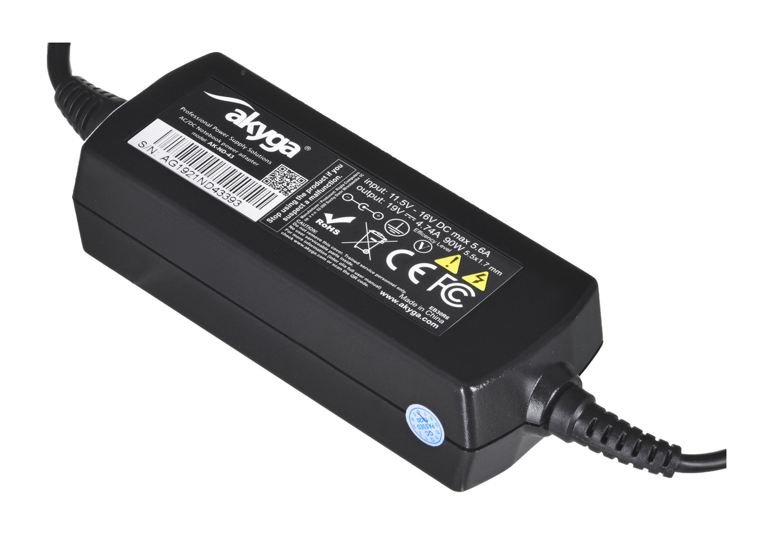Strujni adapter/pretvarač AKYGA AK-ND-43-3
