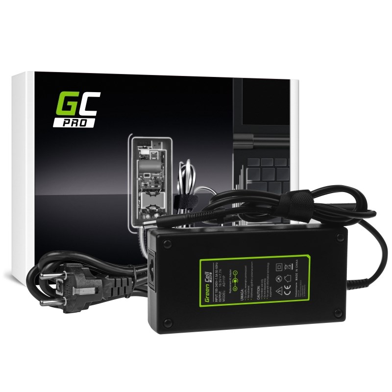 Laptop adapter GREEN CELL AD111P (Kompatibilan s HP EliteBook, Crna boja, Dužina kabla 2 m)